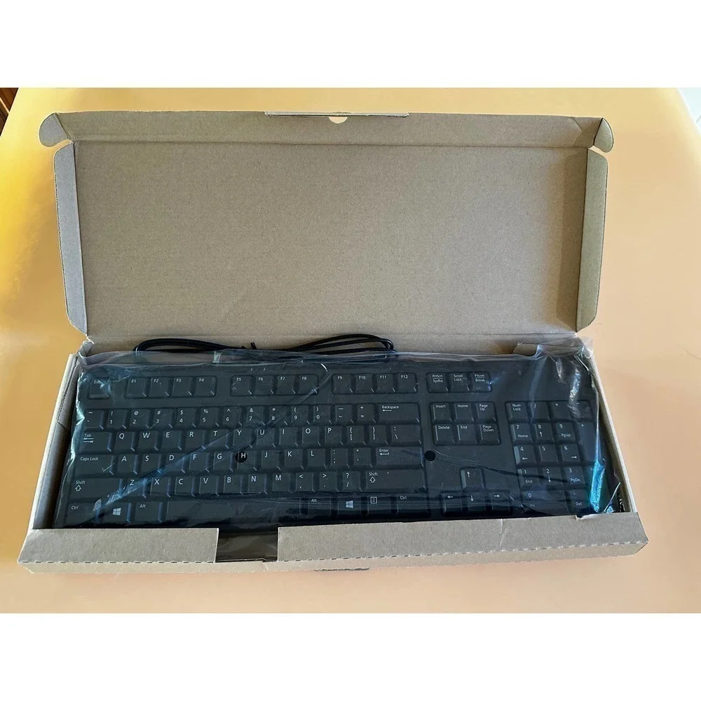 NEW Genuine DELL KB212-B 0DJ454 104-Key USB Quiet Computer Keyboard (Black) NIB